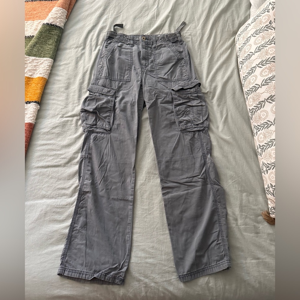 Gray Cargo Pants